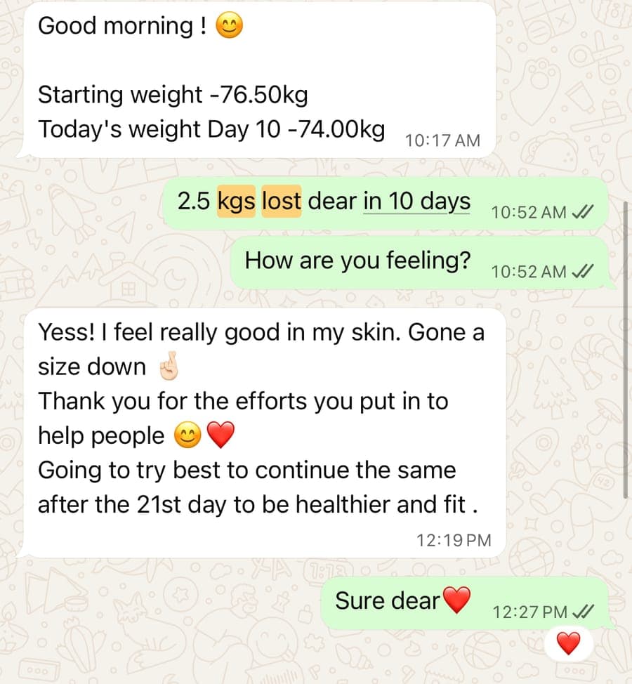 Client success message 4